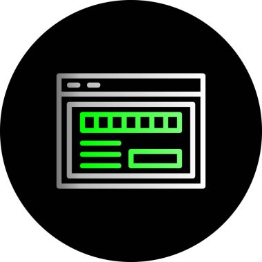 seo modern simgesinin vektör illüstrasyonu