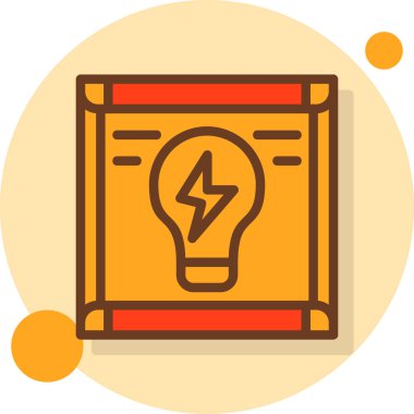 Modern simgenin vektör illüstrasyonu