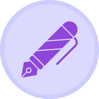 Kalem. Web simgesi basit illüstrasyon