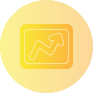 Dairesi olan bir adamın vektör simgesi