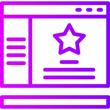 seo modern simgesinin vektör illüstrasyonu