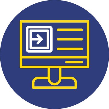 seo modern simgesinin vektör illüstrasyonu