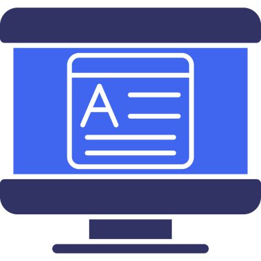 Vektör belgesi Simge illüstrasyonu