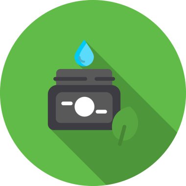 Beyaz arkaplanda izole edilmiş su filtresi vektör düz illüstrasyon