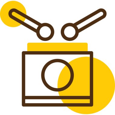 Kamera. Web simgesi basit illüstrasyon