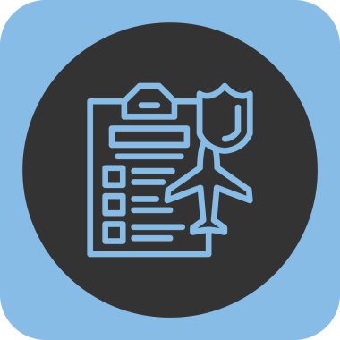 Belge. Web simgesi basit illüstrasyon