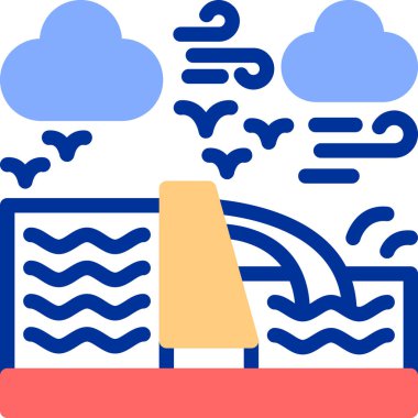 Yaz kategorisinde bulut hava durumu simgesi