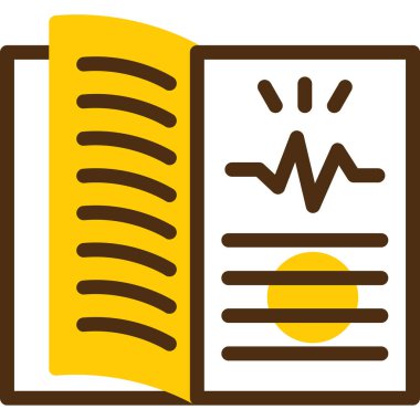 kitap simgesi, vektör illüstrasyonu