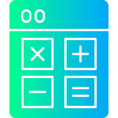 vektör matematik simgesi illüstrasyonu