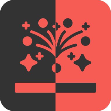 Bir hediye simgesinin vektör illüstrasyonu