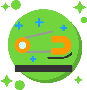 Şirin bir çizgi film simgesinin vektör çizimi