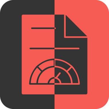 belge dizin veri simgesi katı biçiminde