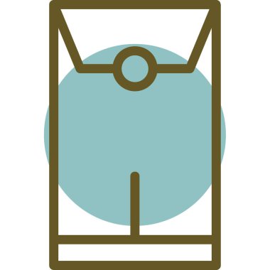 Bir kahve fincanının vektör çizimi