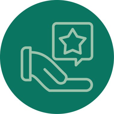 El işaretçisi simgesi, vektör illüstrasyonu