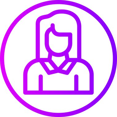 İnsan simgesinin vektör illüstrasyonu