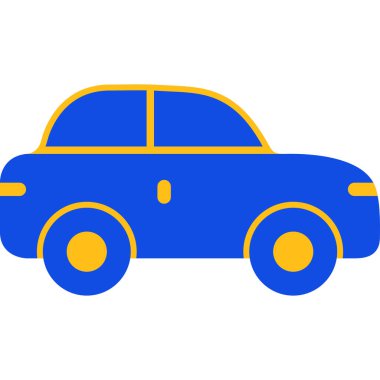 - Araba. Web simgesi basit illüstrasyon