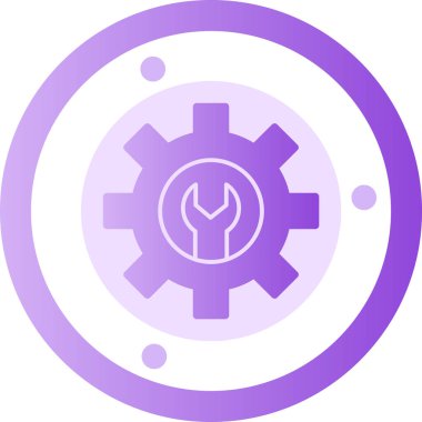 Çarkçı. Web simgesi basit illüstrasyon