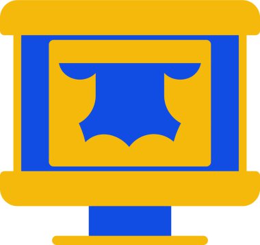 Bir kameranın vektör illüstrasyonu