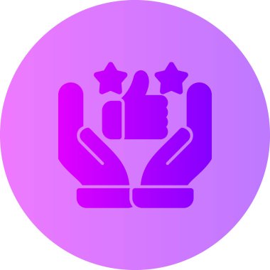 Yıldız simgesine sahip bir yıldızın vektör çizimi