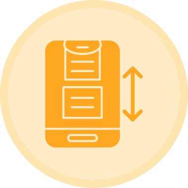 Cep telefonu. Web simgesi basit illüstrasyon