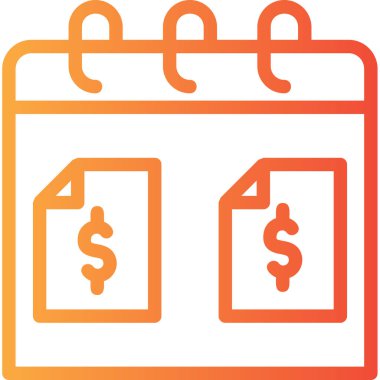 Para için. Web simgesi basit illüstrasyon