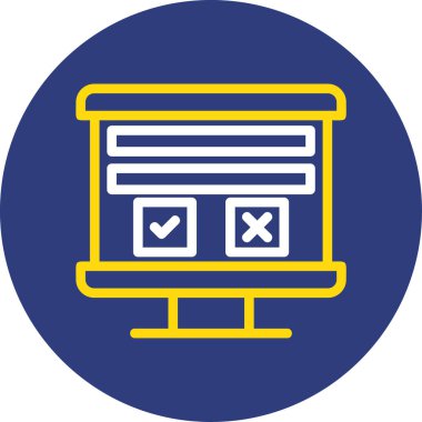 Web simgesi vektör illüstrasyonu