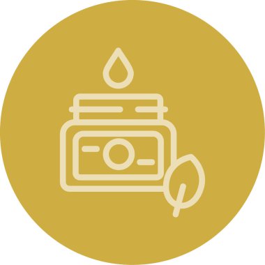 Modern gaz ikonunun vektör illüstrasyonu