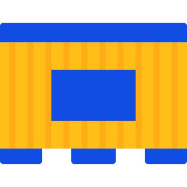 Otobüs. Web simgesi basit illüstrasyon