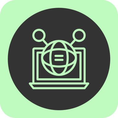 seo modern simgesinin vektör illüstrasyonu