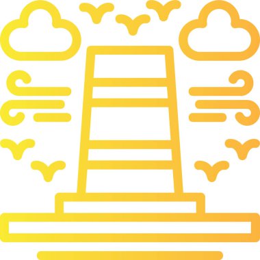 Şehir kulesi simgesi ana hatlarıyla oluşturuluyor