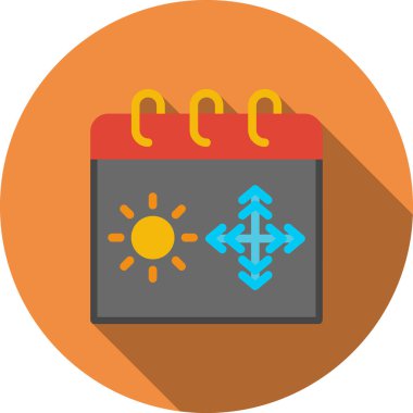 Güneş paneli simgesi düz biçimli