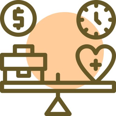 Para için. Web simgesi basit illüstrasyon