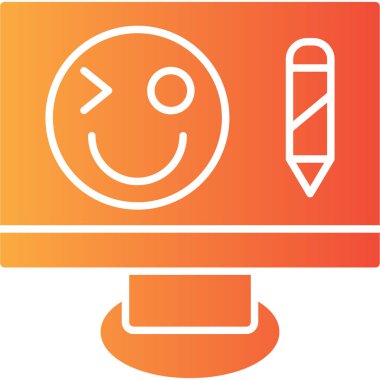 kalem simgesi vektör illüstrasyonu