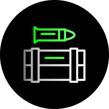 Bir kalem simgesinin vektör illüstrasyonu