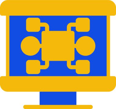 Mavi arkaplanın vektör illüstrasyonu