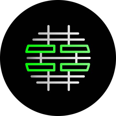 Bir b simgesinin vektör illüstrasyonu