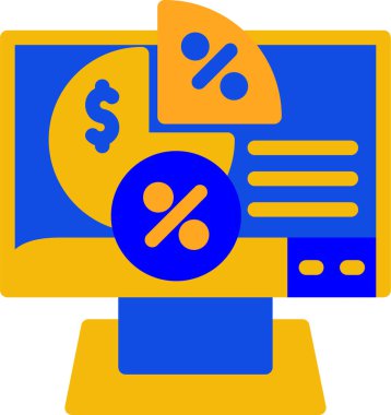 finansal analiz grafik simgesi