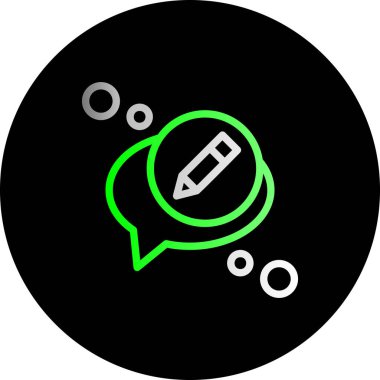 Kalem ikonu vektör illüstrasyonu. Kalem simgesinin basit ve izole edilmiş sembolü