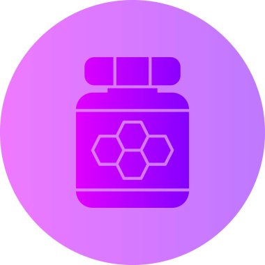 Kavanoz. Web simgesi basit illüstrasyon