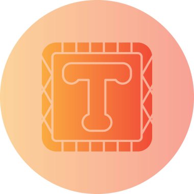 Modern b 'nin vektör illüstrasyonu eksik simgesi