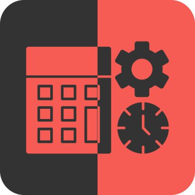 Bankacılık ve finans ikonu. vektör illüstrasyonu