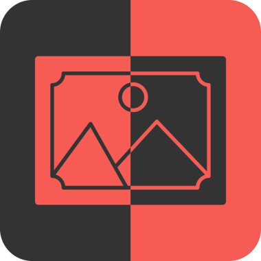 Kamera simgesi soyut arkaplanda izole edildi