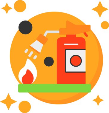 Kimyasal kimyasal ekipman simgesi