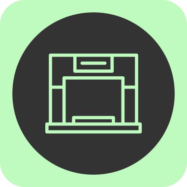 Modern eğitim ikonunun vektör illüstrasyonu