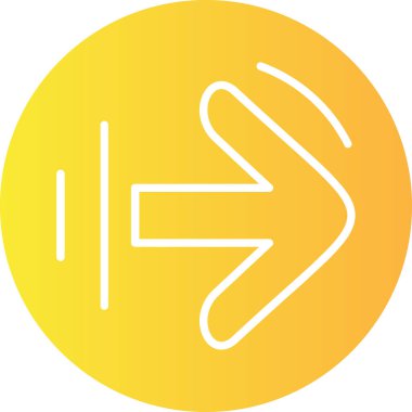 Sağ ok. Web simgesi