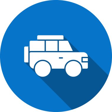 araba simgesi vektör illüstrasyonu