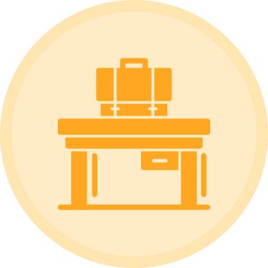 Mobilya simgesinin vektör illüstrasyonu