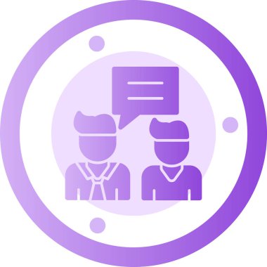 İnsan simgesinin vektör illüstrasyonu