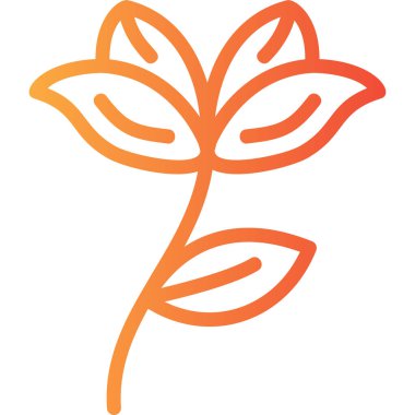 Bir çiçeğin vektör illüstrasyonu