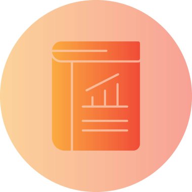 Kitap. Web simgesi basit illüstrasyon